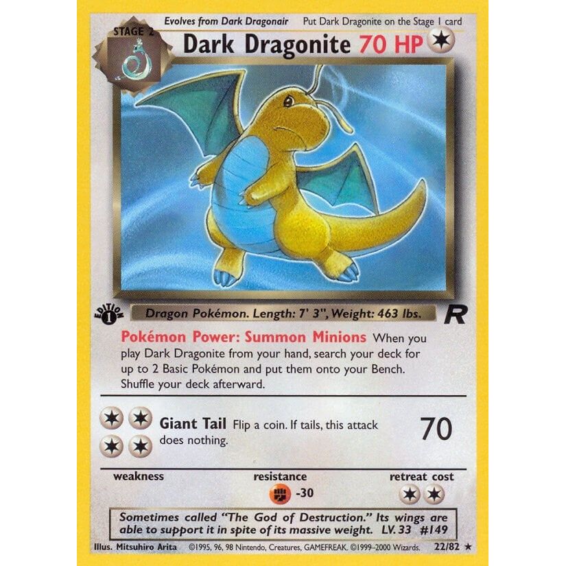 Image for Dark Dragonite (22) (22/82) (TR) - Pokemon