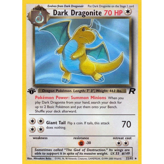 Image for Dark Dragonite (22) (22/82) (TR) - Pokemon
