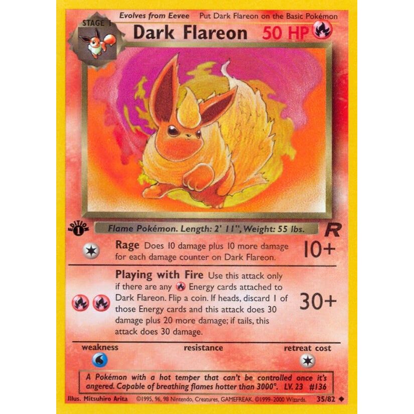 Image for Dark Flareon (35/82) (TR) - Pokemon