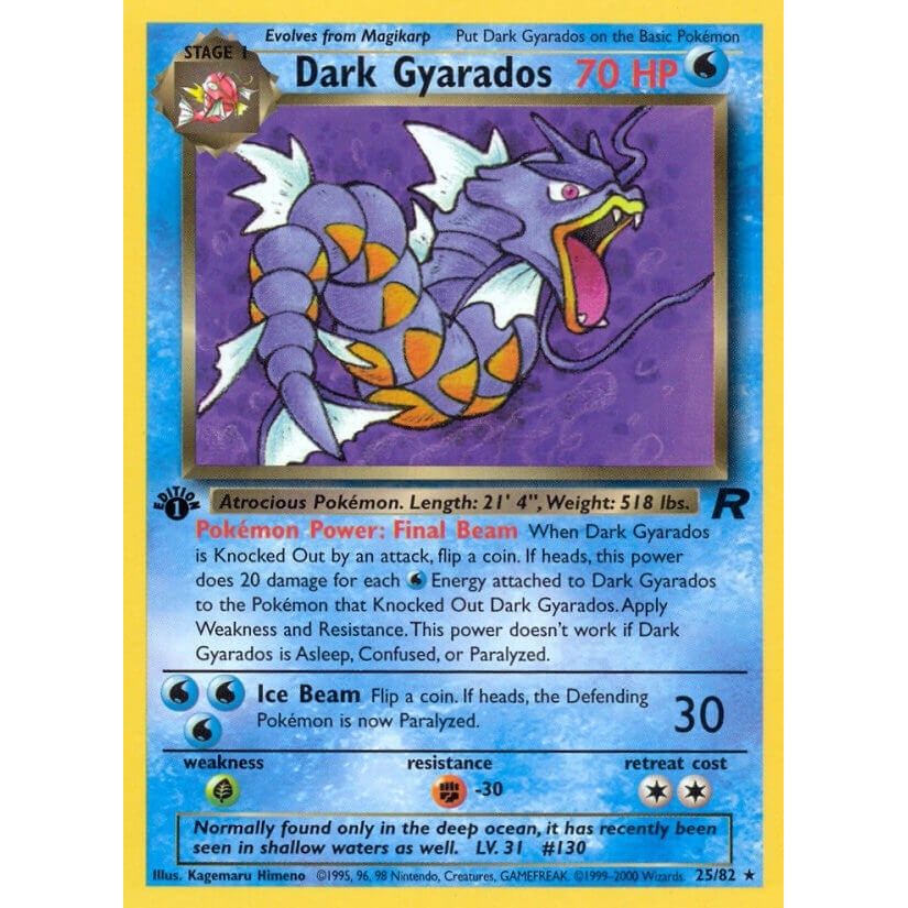 Image for Dark Gyarados (25) (25/82) (TR) - Pokemon