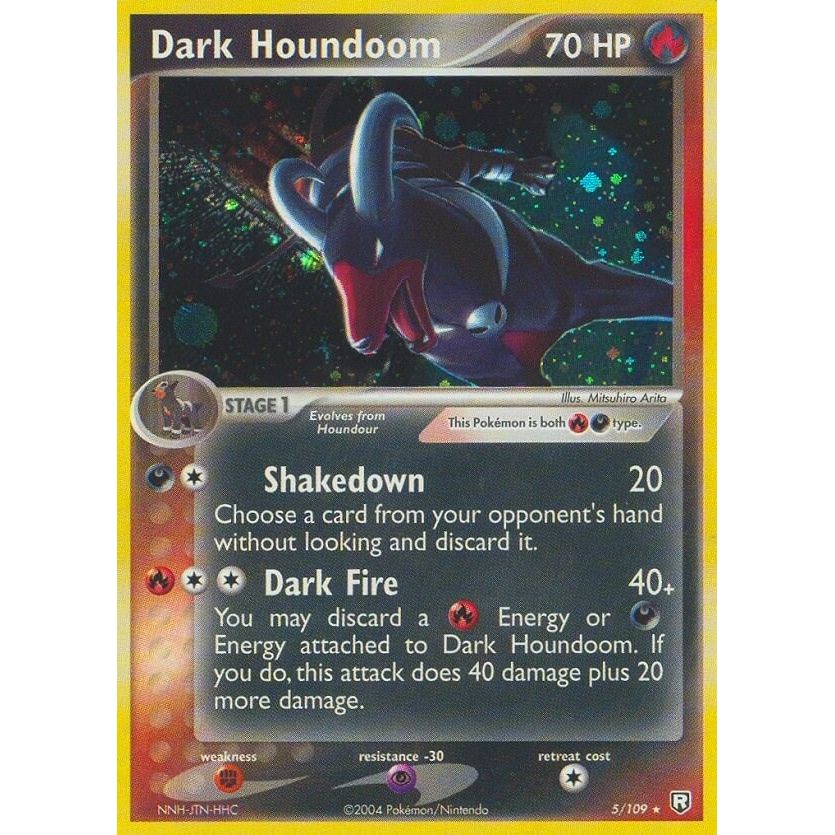 Image for Dark Houndoom (5/109) (RR) - Pokemon