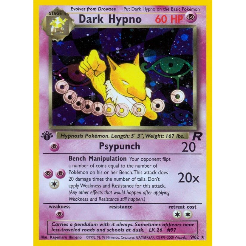 Image for Dark Hypno (9) (09/82) (TR) - Pokemon
