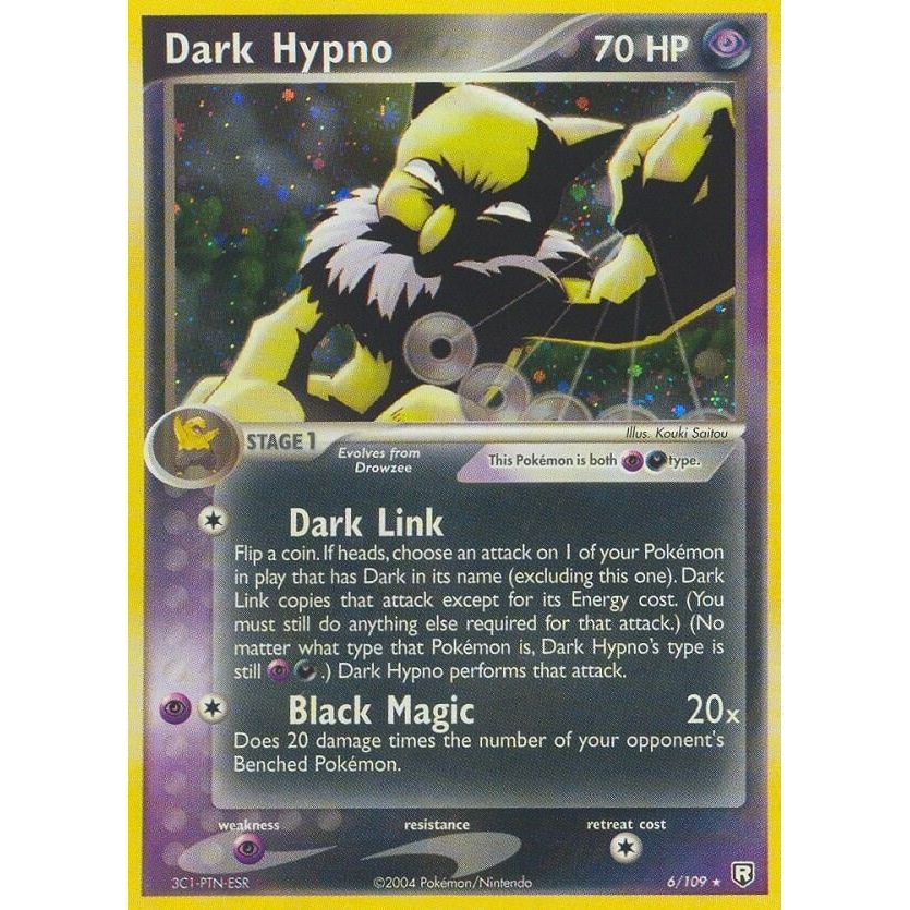 Image for Dark Hypno (6/109) (RR) - Pokemon