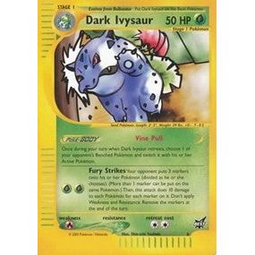 Dark Ivysaur - 6 Pokemon