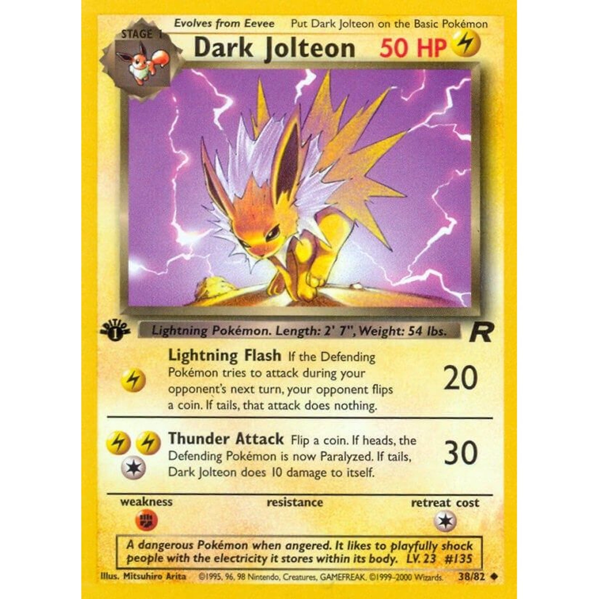 Image for Dark Jolteon (38/82) (TR) - Pokemon