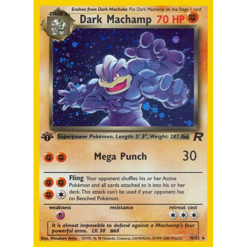 Image for Dark Machamp (10) (10/82) (TR) - Pokemon