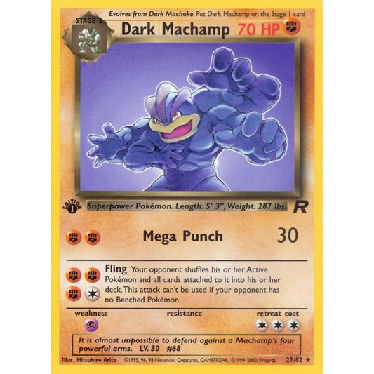 Image for Dark Machamp (27) (27/82) (TR) - Pokemon
