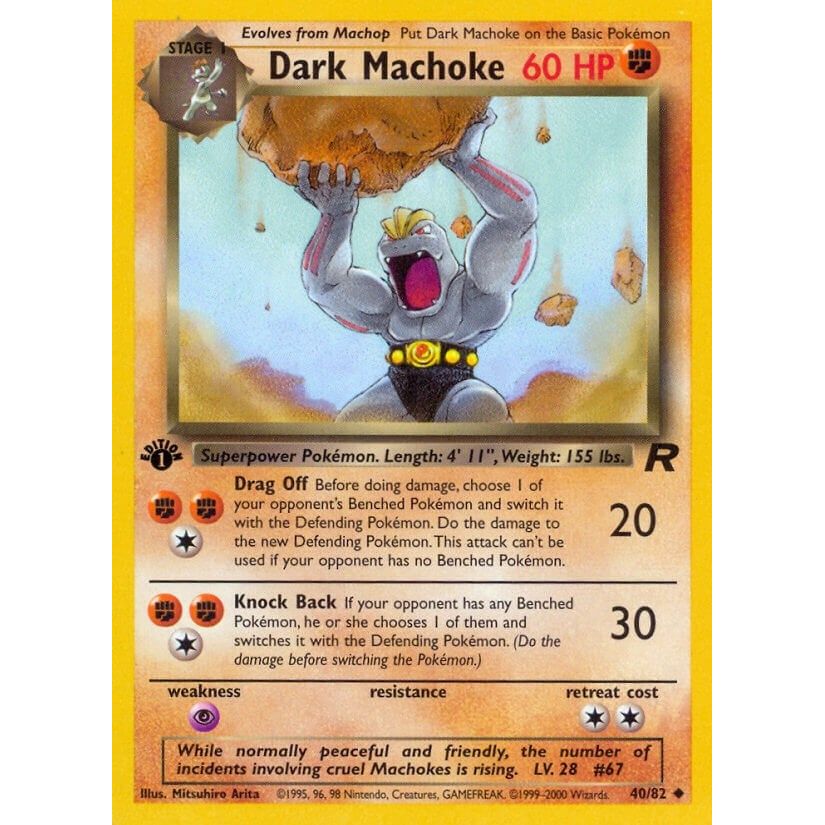 Image for Dark Machoke (40/82) (TR) - Pokemon