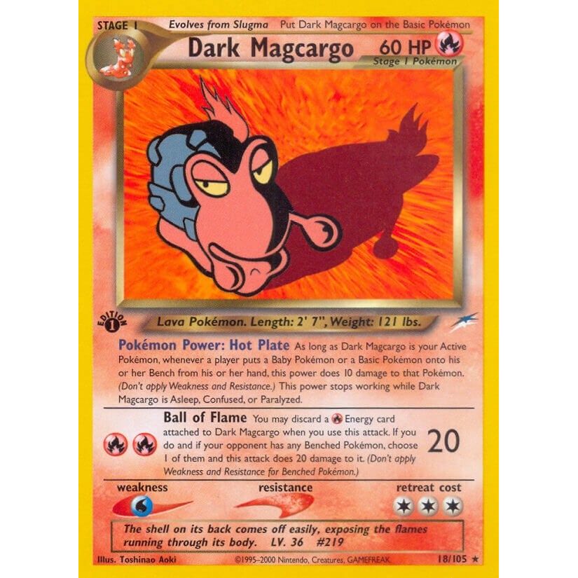 Image for Dark Magcargo (018/105) (N4) - Pokemon
