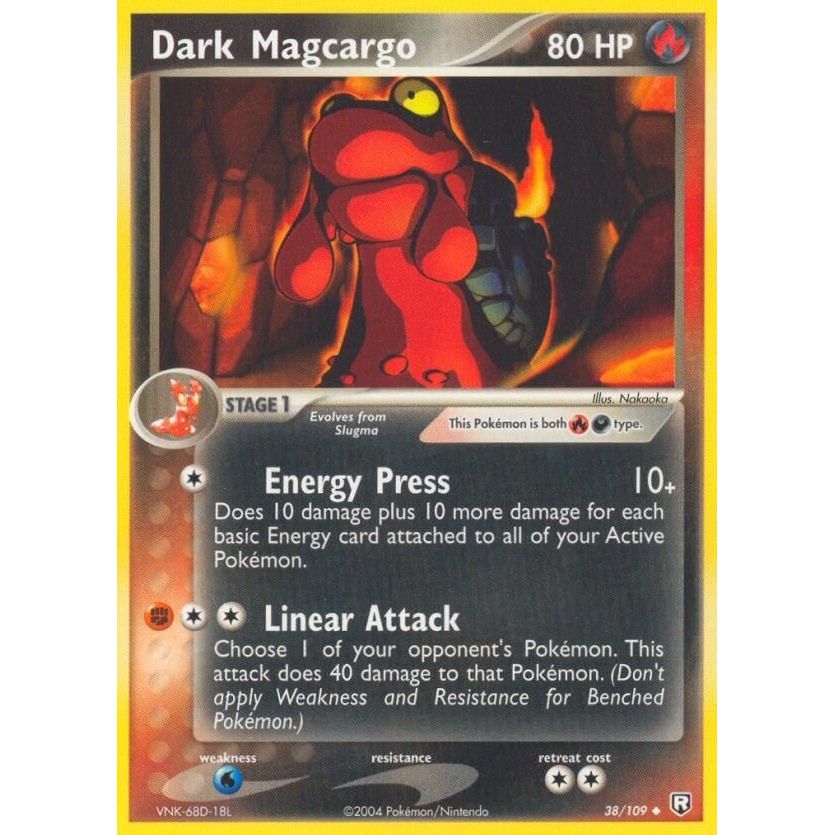 Image for Dark Magcargo (38/109) (RR) - Pokemon