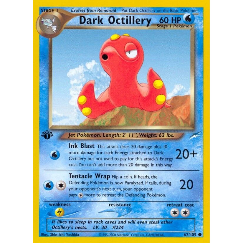 Image for Dark Octillery (062/105) (N4) - Pokemon