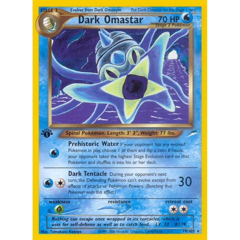 Image for Dark Omastar (019/105) (N4) - Pokemon