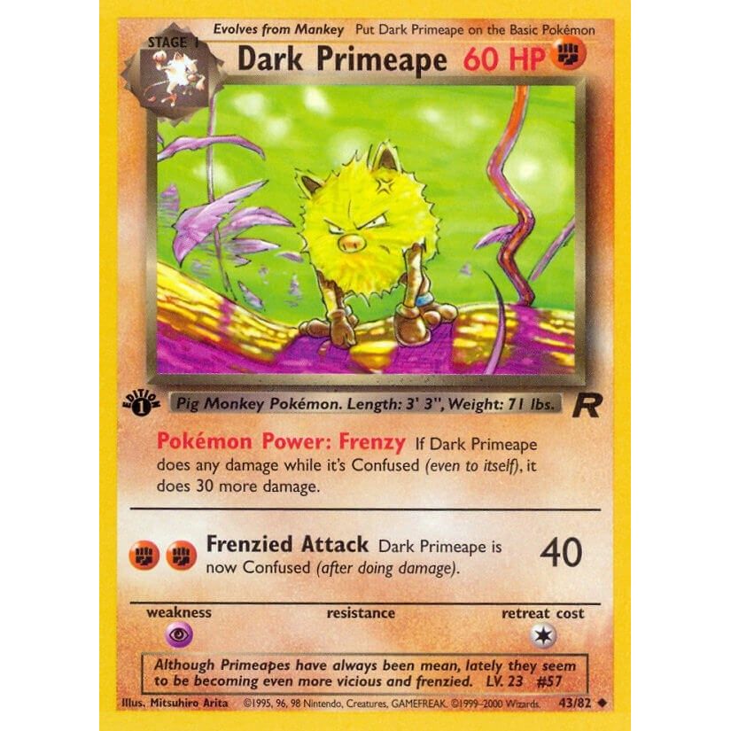 Image for Dark Primeape (43/82) (TR) - Pokemon