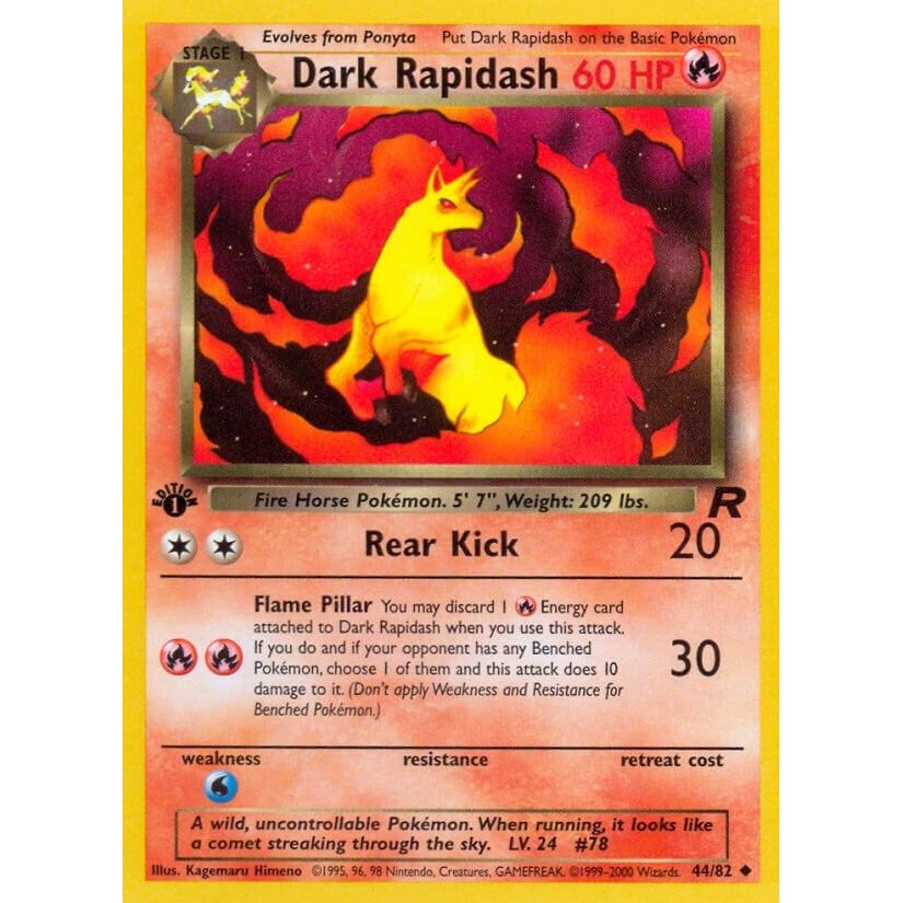 Image for Dark Rapidash (44/82) (TR) - Pokemon