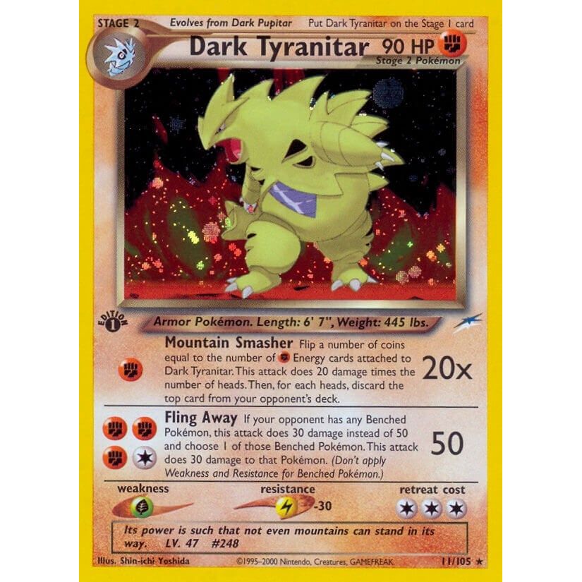 Image for Dark Tyranitar (011/105) (N4) - Pokemon