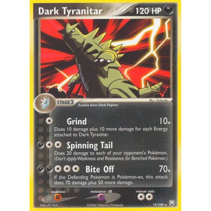 Image for Dark Tyranitar (19/109) (RR) - Pokemon