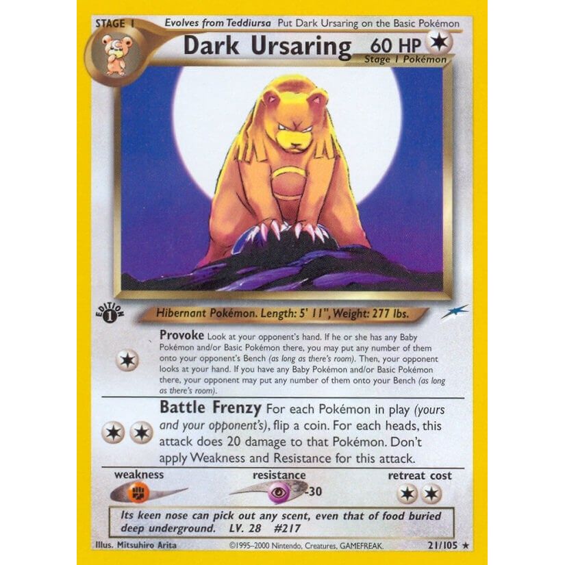 Image for Dark Ursaring (021/105) (N4) - Pokemon
