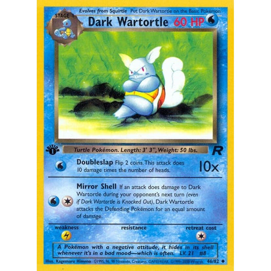 Image for Dark Wartortle (46/82) (TR) - Pokemon