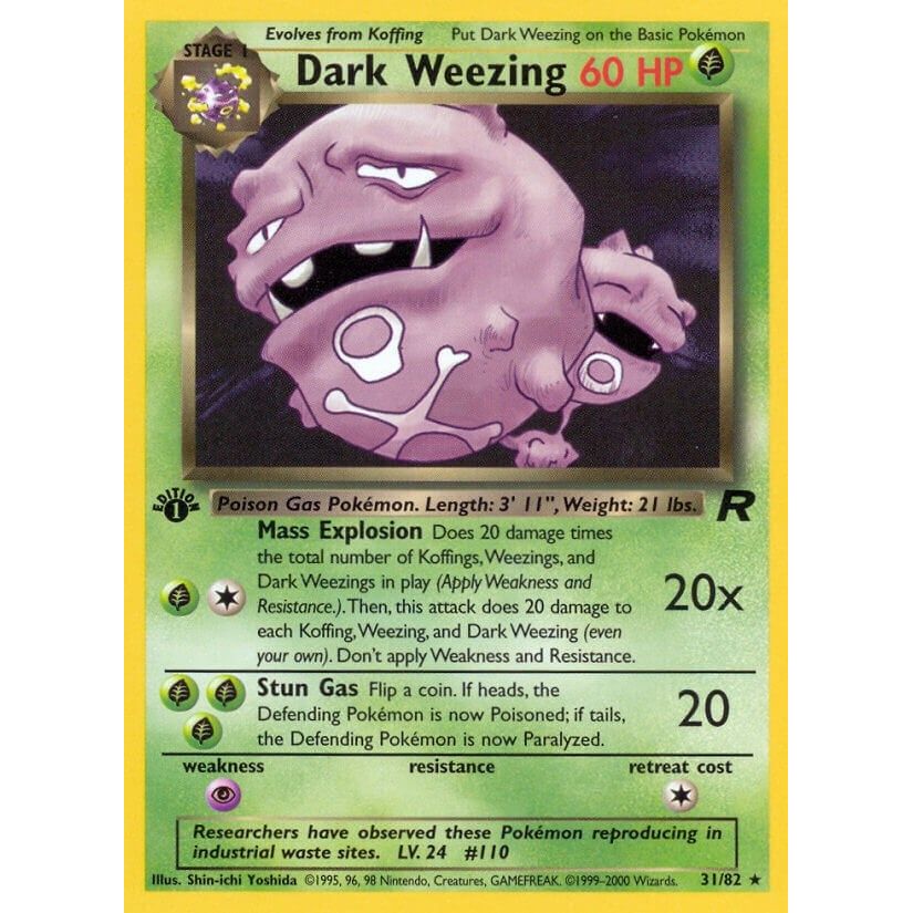 Image for Dark Weezing (31) (31/82) (TR) - Pokemon