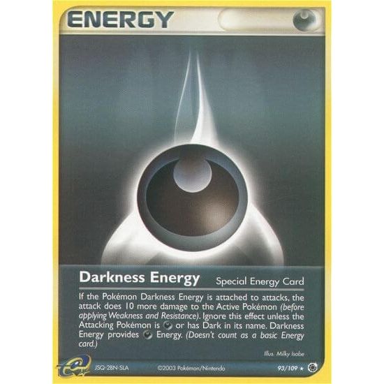 Image for Darkness Energy (Special) (93/109) (RS) - Pokemon