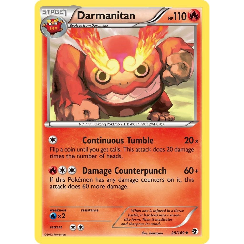Image for Darmanitan (28/149) (BCR) - Pokemon