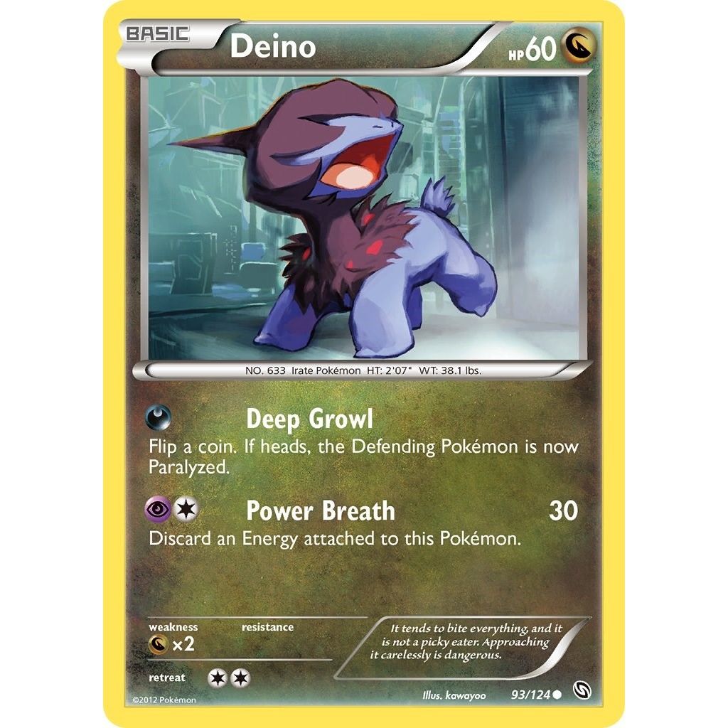Image for Deino (93) (93/124) (DRX) - Pokemon