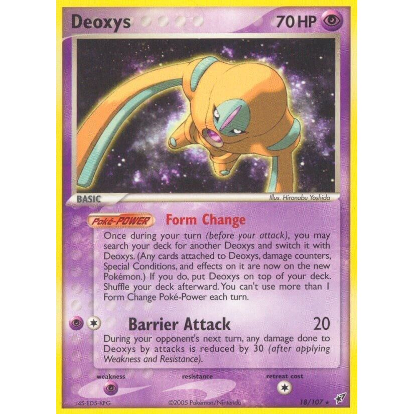 Image for Deoxys (Defense Forme) (18/107) (DX) - Pokemon