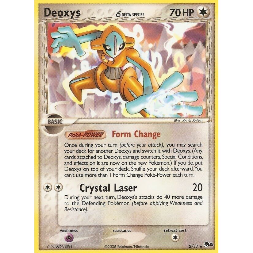 Image for Deoxys (Delta Species) (002/017) (POP) - Pokemon