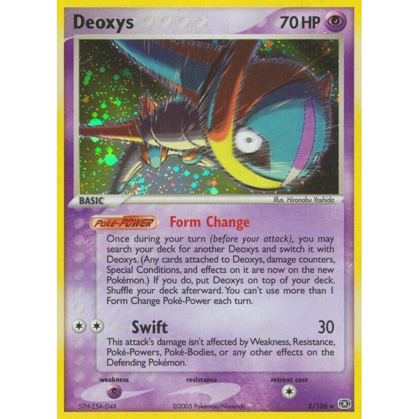 Image for Deoxys (Speed Forme) (2/106) (EM) - Pokemon