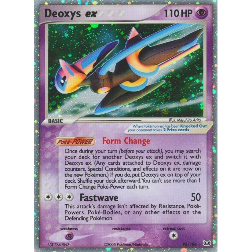 Image for Deoxys ex (Speed Forme) (93/106) (EM) - Pokemon