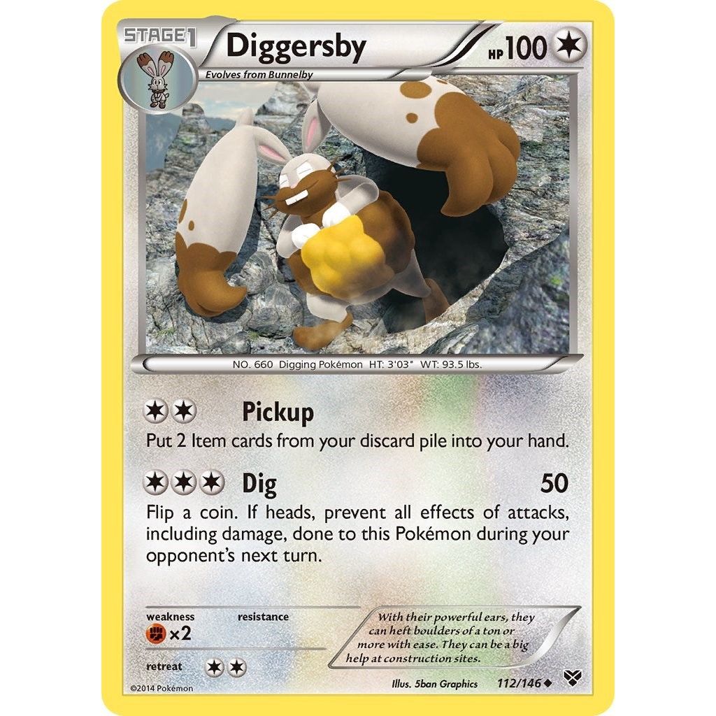 Image for Diggersby (112/146) (XY) - Pokemon