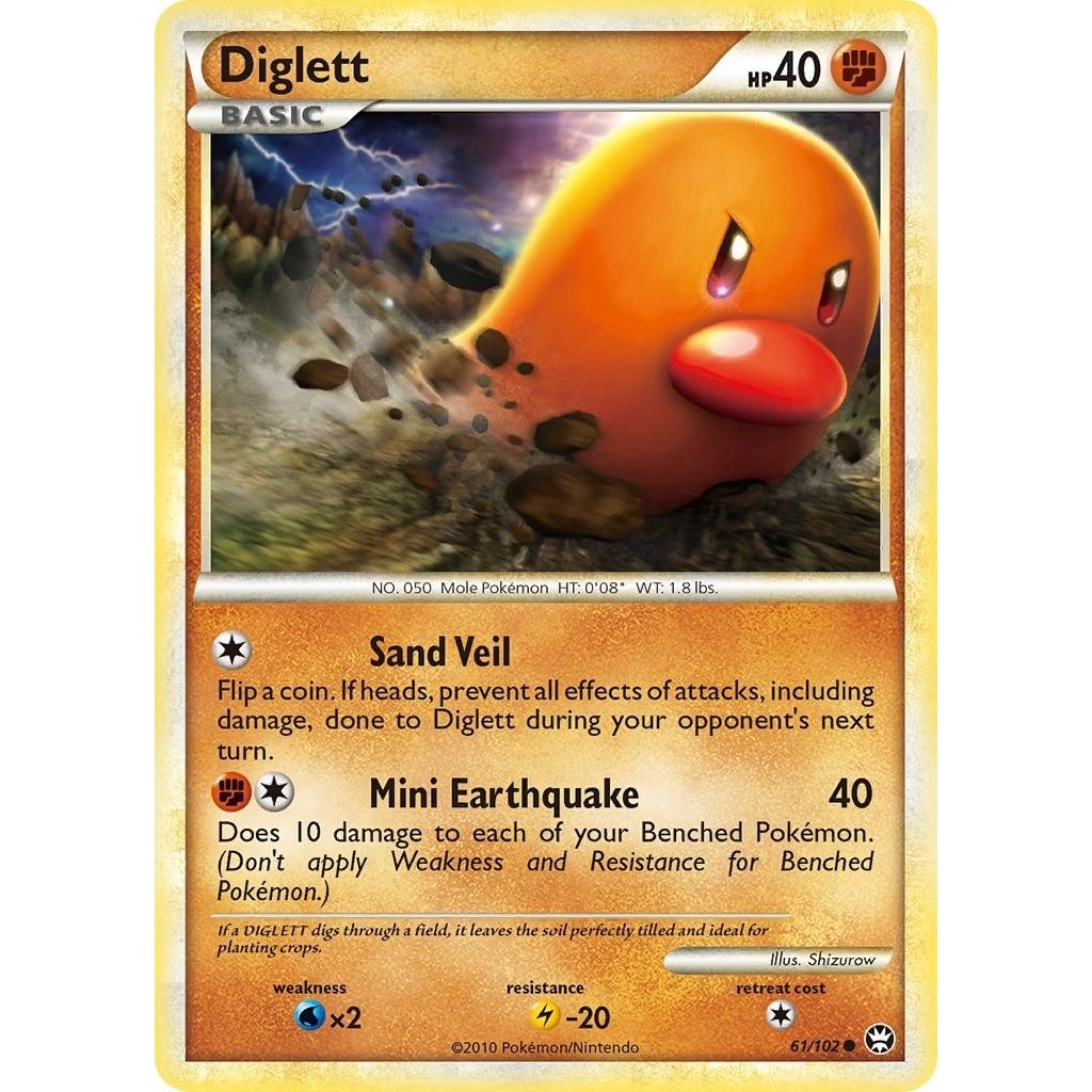 Image for Diglett (61/102) (TM) - Pokemon