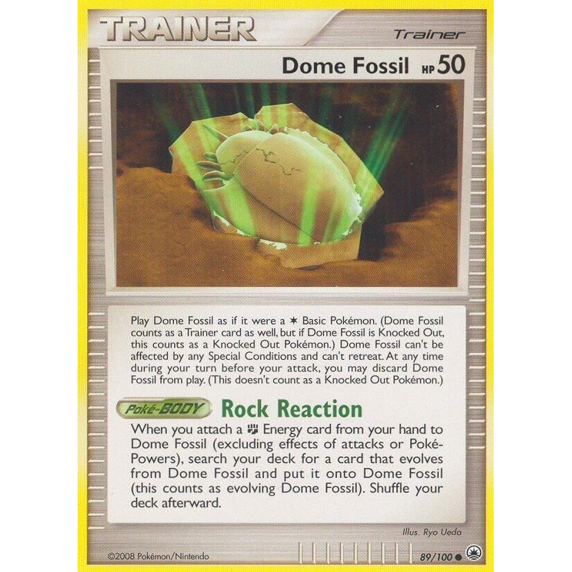 Image for Dome Fossil (89/100) (MD) - Pokemon
