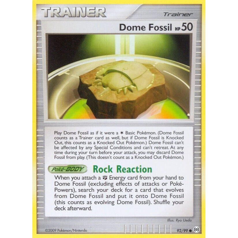 Image for Dome Fossil (92/99) (AR) - Pokemon