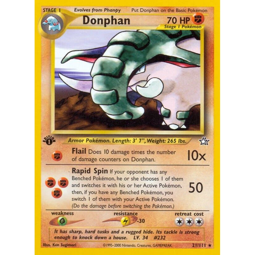 Image for Donphan (021/111) (N1) - Pokemon