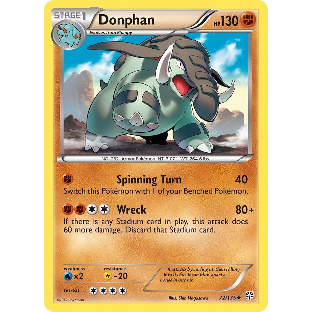 Image for Donphan (72/135) (PLS) - Pokemon