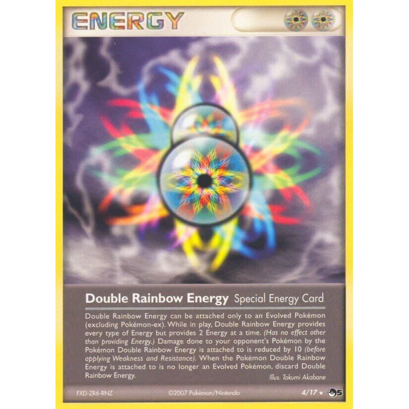 Image for Double Rainbow Energy (004/017) (POP) - Pokemon