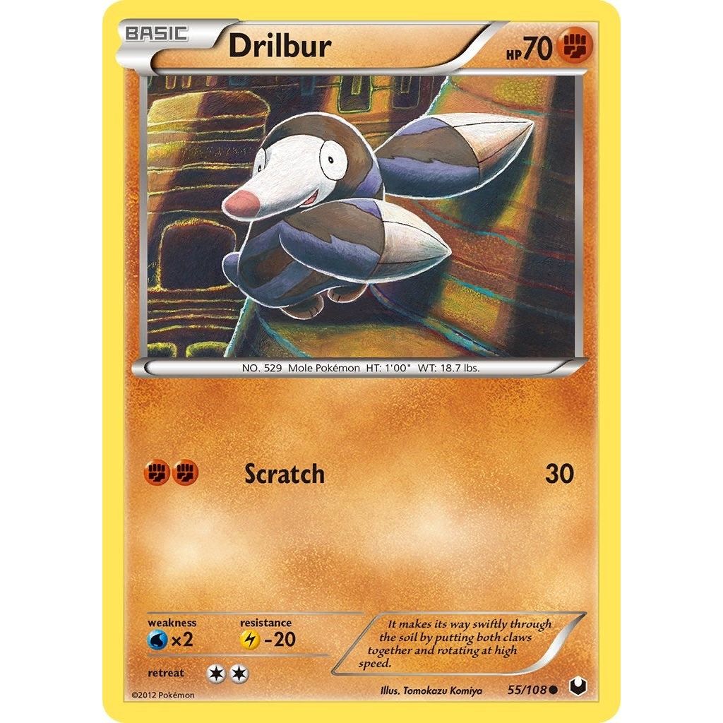 Image for Drilbur (55/108) (DEX) - Pokemon