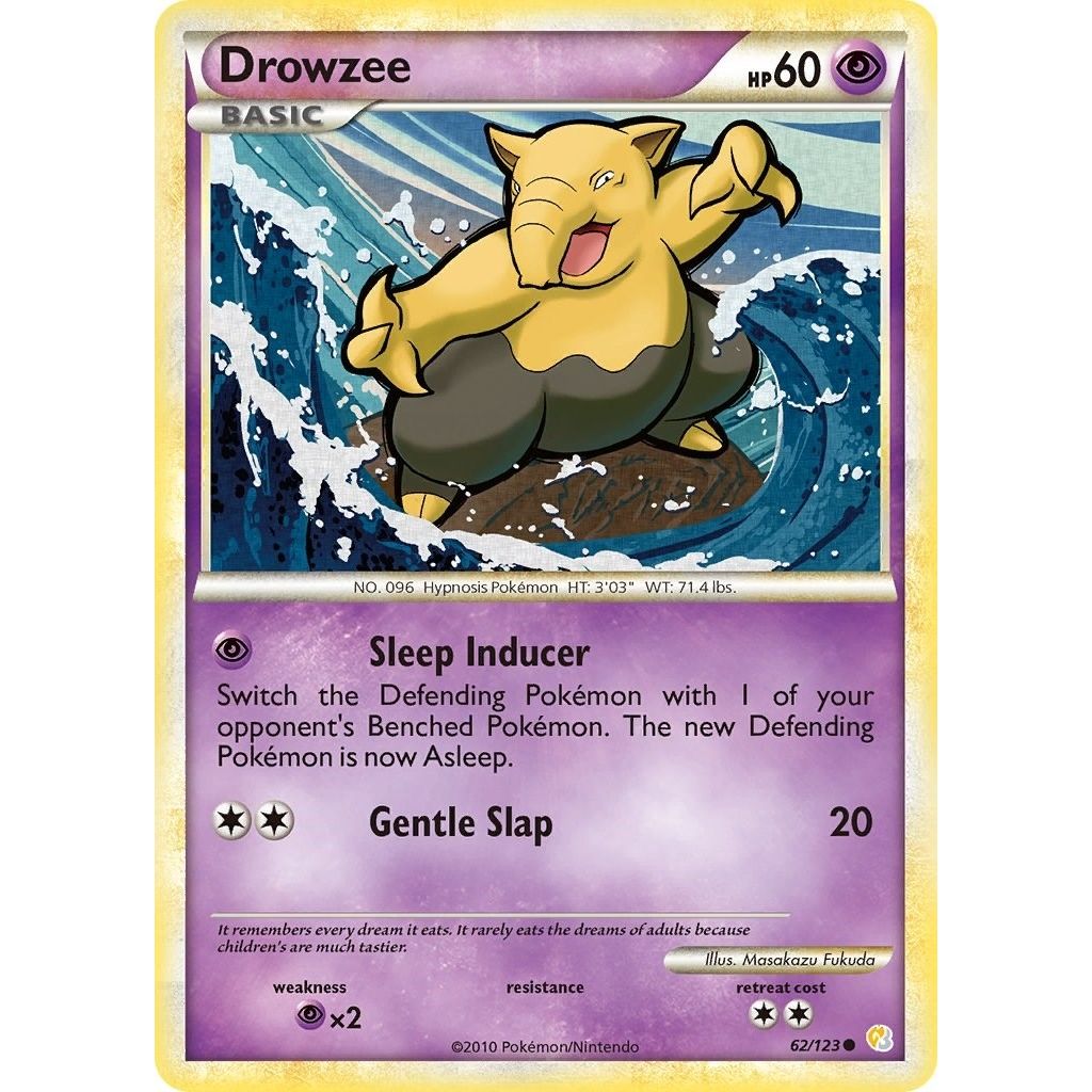 Image for Drowzee (62/123) (HS) - Pokemon