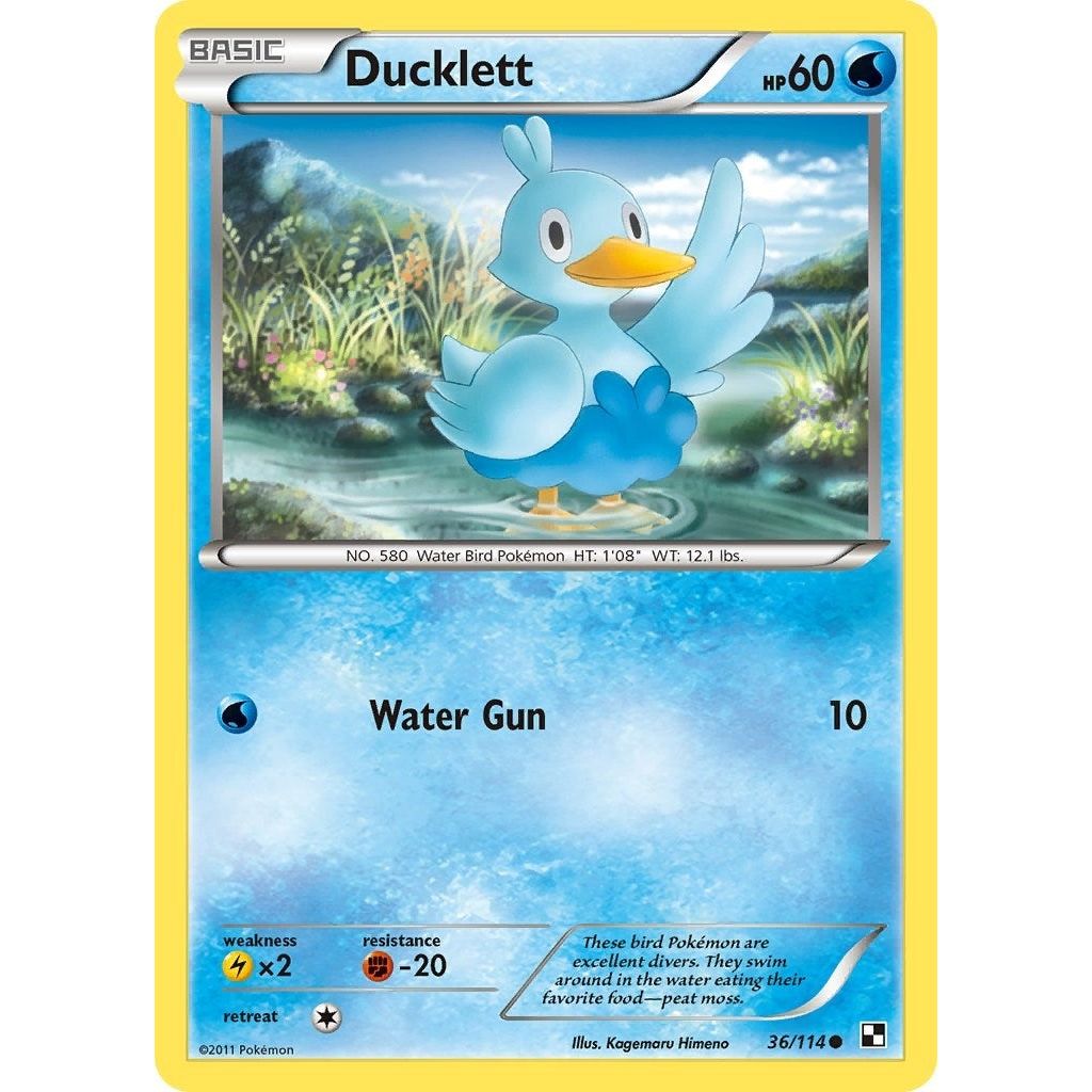 Image for Ducklett (36/114) (BLW) - Pokemon