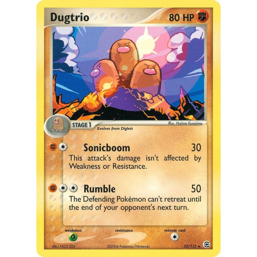 Image for Dugtrio (22/112) (RG) - Pokemon