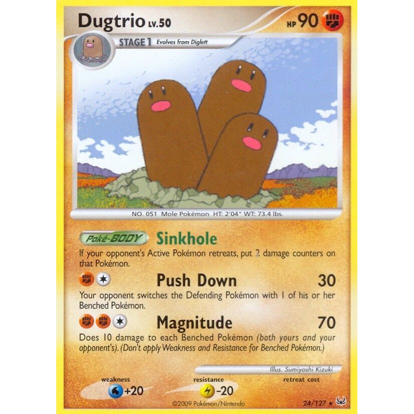 Image for Dugtrio (24/127) (PL) - Pokemon