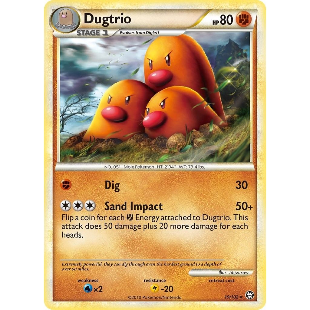 Image for Dugtrio (19/102) (TM) - Pokemon