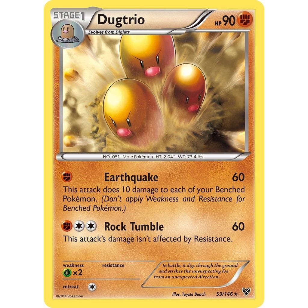 Image for Dugtrio (59/146) (XY) - Pokemon