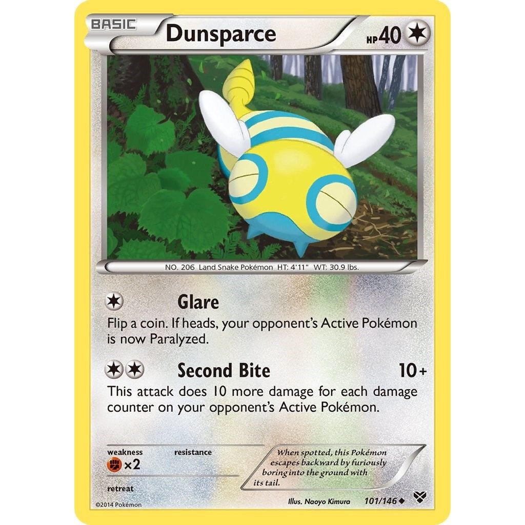 Image for Dunsparce (101/146) (XY) - Pokemon