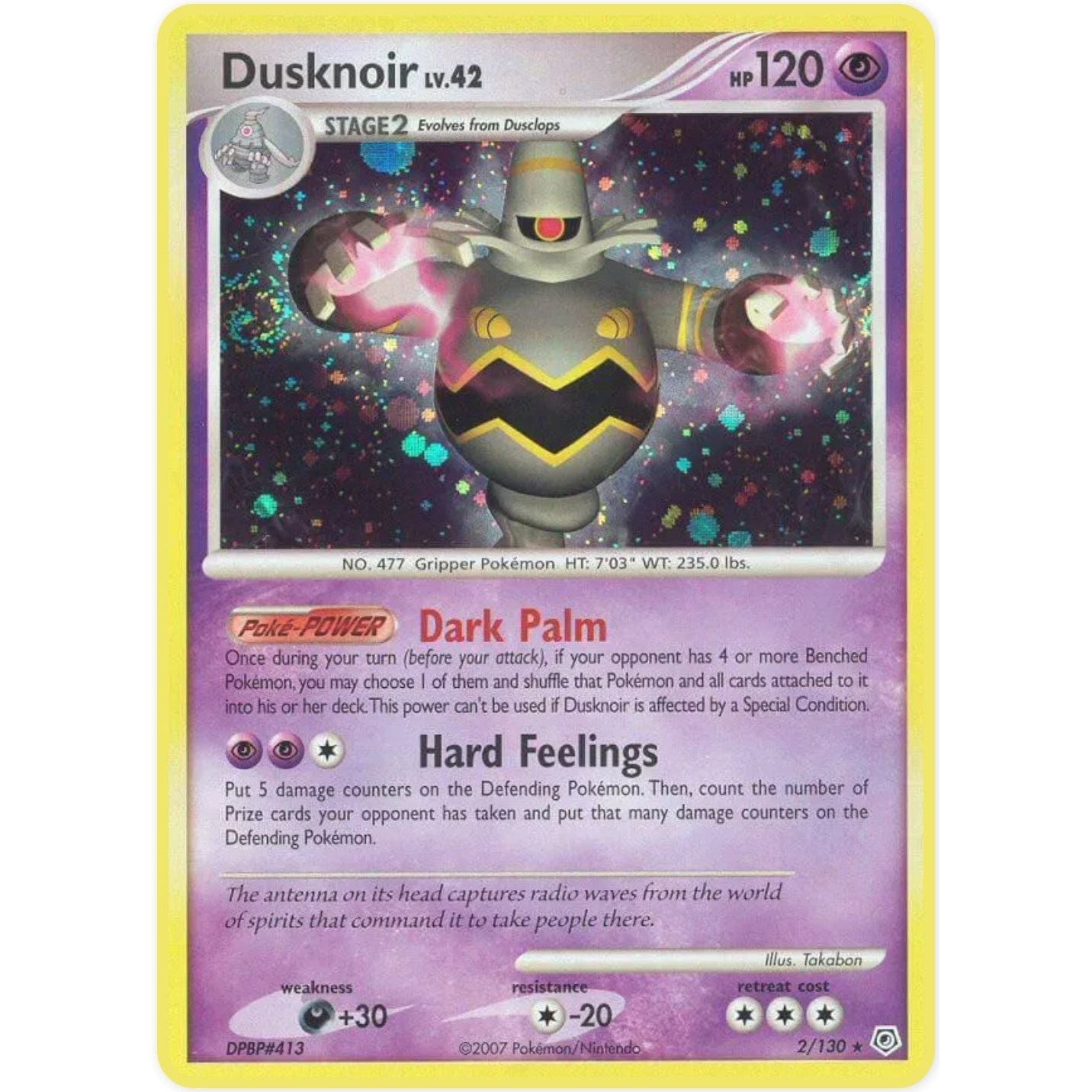 Image for Dusknoir (2/130) (DP) - Pokemon