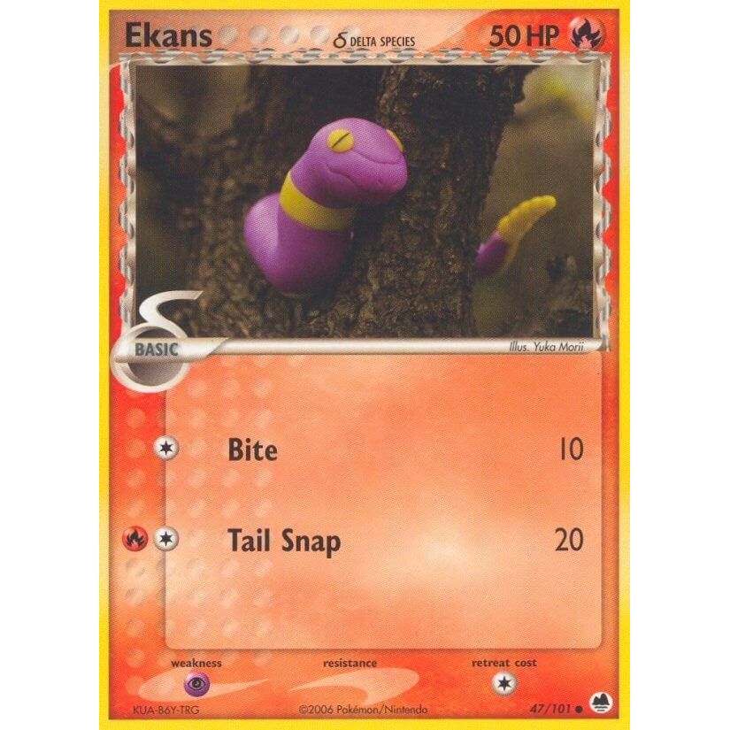 Image for Ekans (Delta Species) (47/101) (DF) - Pokemon