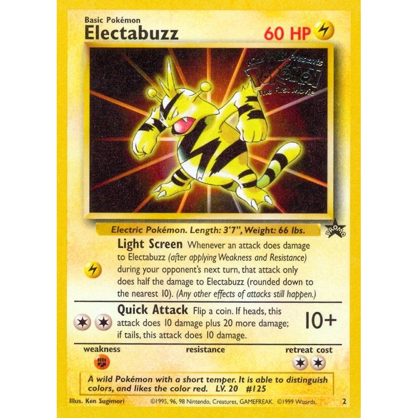 Image for Electabuzz (Movie Promo) (02/53) (PR) - Pokemon