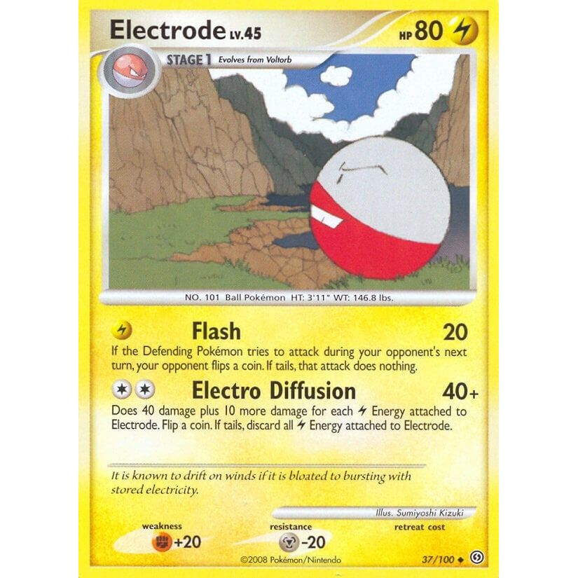 Image for Electrode (37) (37/100) (SF) - Pokemon