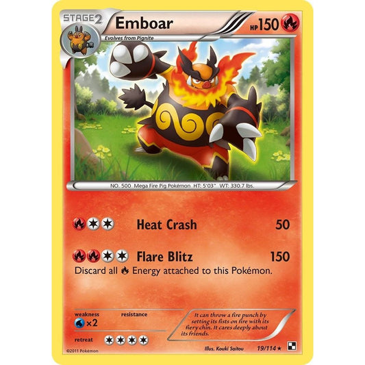 Image for Emboar (19) (19/114) (BLW) - Pokemon
